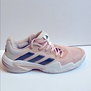 Adidas Women's Pink Barricade‎ Tennis Shoes Sneakers 8